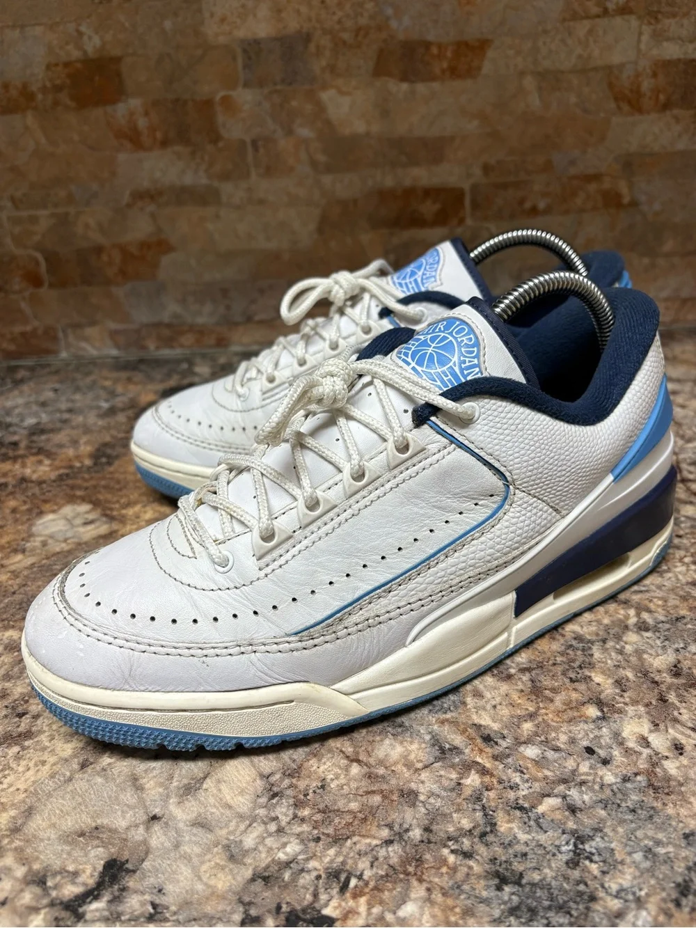 Air Jordan 2/3 UNC White/University Blue Size 8
